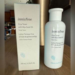 INNISFREE Cica Toner With Bija Seed Oil Facial Toner 6.67 oz / 200 mL Exp 12/26